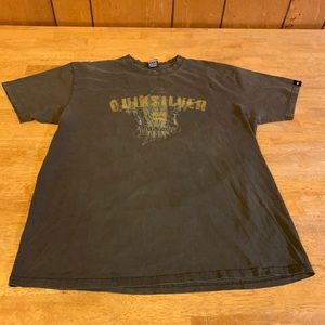 Quicksilver men’s T-shirt size L brown clean